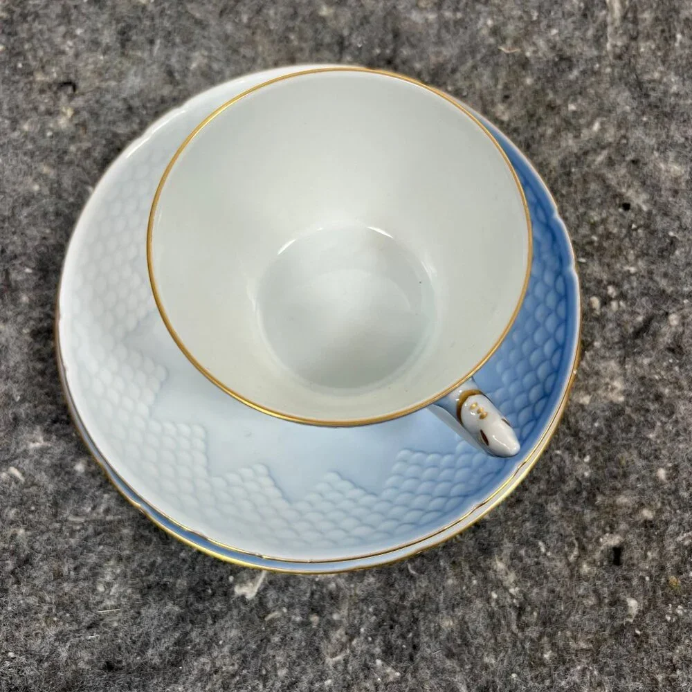 Bing & Grondahl Seagull Tea Cup Set w/ dessert sandwich plate - Picture 2 of 10